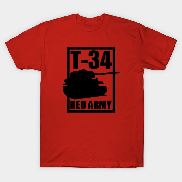 T-34 Tank T-Shirt by Firemission45